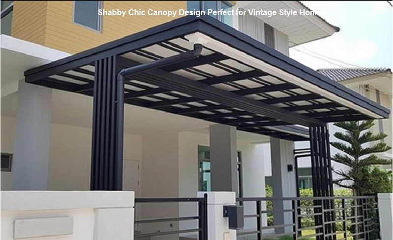 Shabby Chic Canopy Design Perfect for Vintage Style Homes