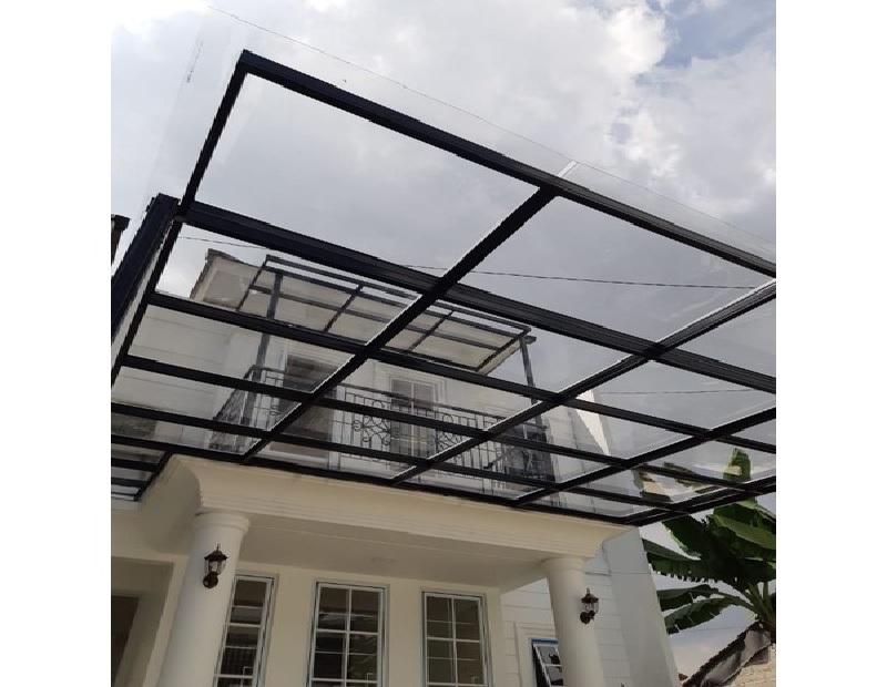 Solar Flat Roof Canopies