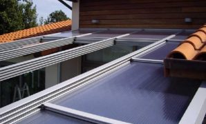 Sliding Glass Canopy